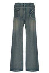 Jean baggy délavé vintage d'automne